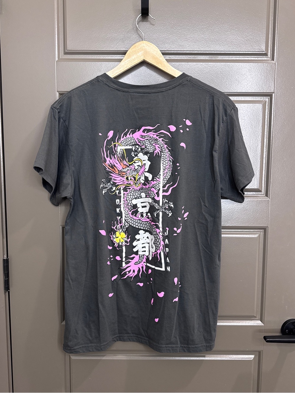 Fresh Laundry Pink and Gray Dragon T-Shirt - Picture 5 of 8